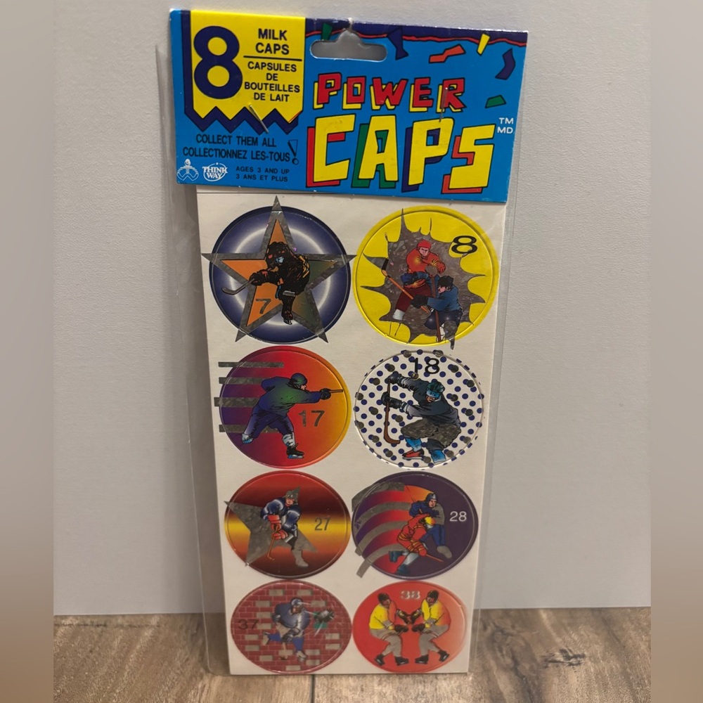 Vintage 90s ThinkWay Toys Power Caps, Pogs